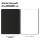 Ver imagem 7 de Guarda-roupa Casal com Pés 3 Portas de Correr Preto Branco Reno Madesa