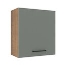 Ver imagem 1 de Armário de Cozinha Aéreo 60 cm 1 Porta Rustic/Cinza Agata Madesa