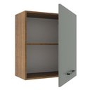 Ver imagem 6 de Armário de Cozinha Aéreo 60 cm 1 Porta Rustic/Cinza Agata Madesa