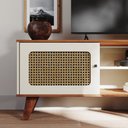 Ver imagem 4 de Rack para Tv até 55 Polegadas Erice com 2 Porta e Pés Babus