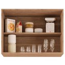Ver imagem 3 de Armário de Cozinha Aéreo 80cm com 2 Portas Andréia Amêndoa/branco - Ajl Móveis