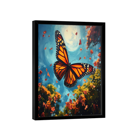 Quadro Borboleta Monarca -- BR ARTES