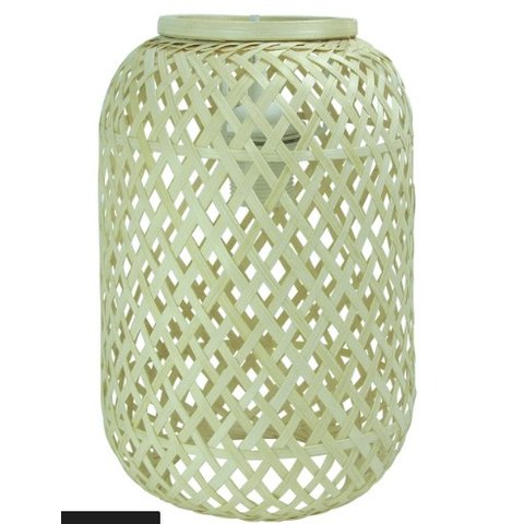 Pendente de Bambu 27cm 1e27 Paris Luz