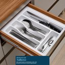 Ver imagem 3 de Cozinha Modulada Proença 4 Peças Balcão 120cm Nogueira Touch/nude Prime Tx com Tampo em Mdf -