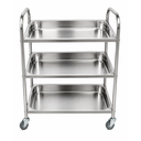 Ver imagem 1 de Carro Auxiliar em Aço Inox 45x88x93 cm Haut 3 Planos