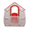 Casinha de Brinquedo Infantil Playground Grande Magic House com Porta e Janela Vermelha/verde - 3