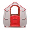 Casinha de Brinquedo Infantil Playground Grande Magic House com Porta e Janela Vermelha/verde - 5