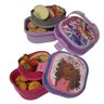 Kit 2 Marmita com Divisórias Alça e Travas Kids Infantil Hora do Lanche Personagens Plasvale - 3