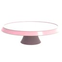 Ver imagem 2 de 3 Bases Rosa Porta Bolos Tortas Doces 25cm com Pé Bubble Suporte Crippa