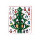Ver imagem 4 de Mini Arvore de Natal Enfeite 24 pcs Natalino Madeira Bonecos (919)