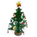 Ver imagem 3 de Mini Arvore de Natal Enfeite 24 pcs Natalino Madeira Bonecos (919)