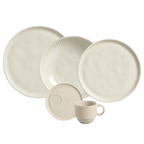 Aparelho de Jantar 30 Peças Linhas Clay Porto Brasil