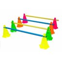 Ver imagem 1 de Kit Barreira Agilidade 8 Cones + 4 Barras