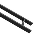 Ver imagem 2 de Puxador Porta de Madeira ou Vidro 4cm X 1,5cm Inox - Preto Text. Loja da Indústria 400mm x 300mm