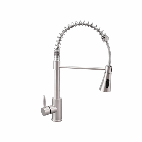 Monocomando Gourmet 1 Saida C/ Mola 50cm (5 a 40mca) Acquaflex Escovado - Levo
