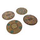 Ver imagem 5 de Kit 4 Porta Copos em Cortiça Suporte Descanso de Mesa Bolacha para Taça Xicara Copo Redondo