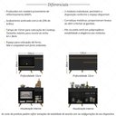 Ver imagem 3 de Kit Balcão Cozinha para Cooktop/forno 105cm e Balcão 120cm Veneza Multimóveis Mp2289