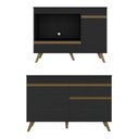Ver mais imagens de Kit Balcão Cozinha para Cooktop/forno 105cm e Balcão 120cm Veneza Multimóveis Mp2289
