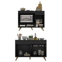 Ver imagem 5 de Kit Balcão Cozinha para Cooktop/forno 105cm e Balcão 120cm Veneza Multimóveis Mp2289
