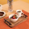 Bandeja de Madeira Acácia com Alças Multiuso - Oikos - 3
