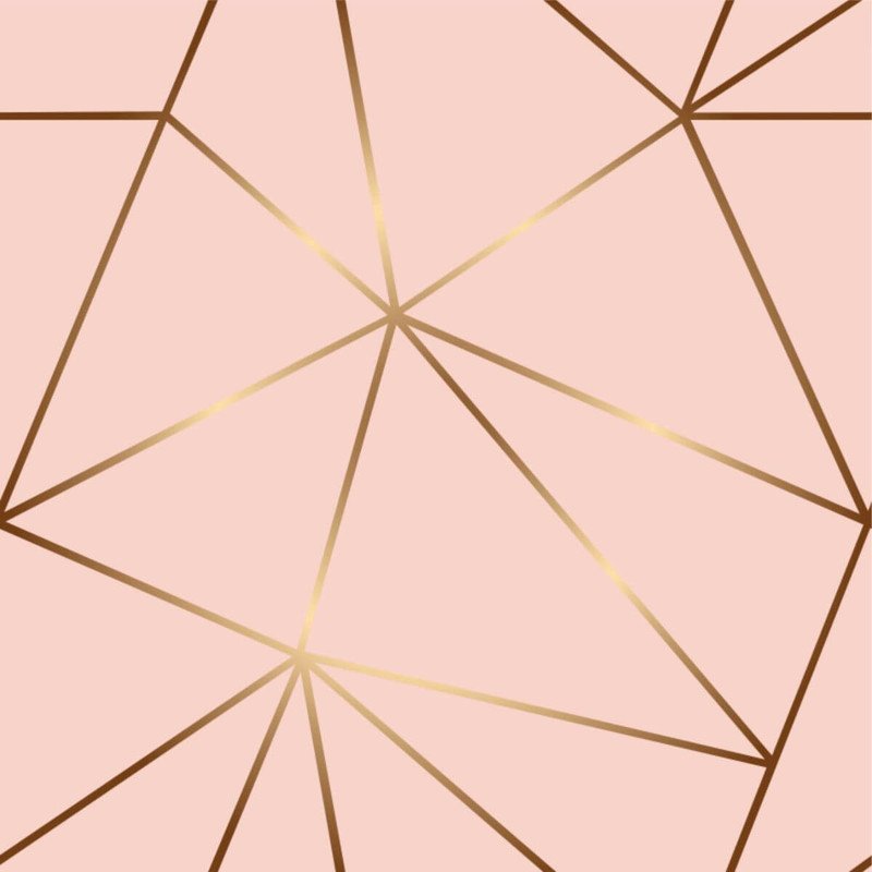 Papel de Parede Zara Soft Pink Rose Gold MadeiraMadeira
