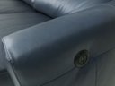 Ver imagem 5 de Sofá Reclinável Elétrico de Couro Jordânia 3 Lugares Blue Bicolor - Mempra