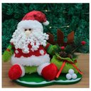 Ver imagem 1 de Decoração Boneco Natal Papai Noel Tecido Natalino 28cm