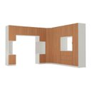 Ver imagem 2 de Guarda Roupa Planejado 13 Portas 3 Gavetas 8 Peças Hera CabeCasa MadeiraOriginals Algodão/Louro