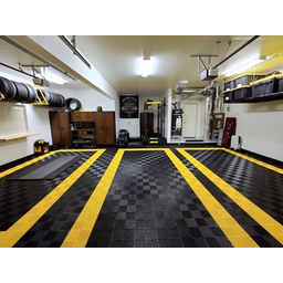 Piso Modular Automotivo Garagem Cinza Claro (01 M2) - 2