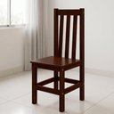Ver imagem 1 de Kit 6 Cadeiras Repleta Esmeralda Madeira Maciça Sala Jantar - Castanho