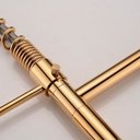 Ver imagem 5 de Torneira de Cozinha Gourmet Dourada Luxo Monocomando Aço Inox 304 - Brinovar