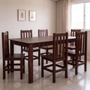Ver imagem 2 de Mesa de Jantar Repleta Madeira Maciça 155x90 cm