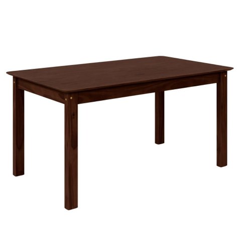 Mesa de Jantar Repleta Madeira Maciça 155x90 cm