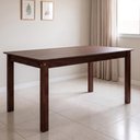 Ver imagem 3 de Mesa de Jantar Repleta Madeira Maciça 155x90 cm