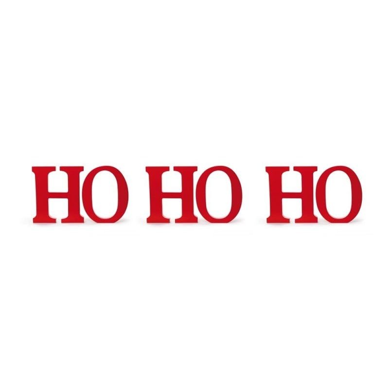 48 Etiquetas Papai Noel Ho, Ho, Ho