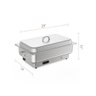 Takywep Réchaud Elétrico 9 Qt Aço Inox Prata com Controle de Temp - 2