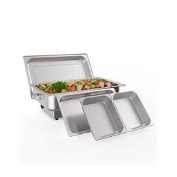 Takywep Réchaud Elétrico 9 Qt Aço Inox Prata com Controle de Temp - 1