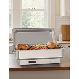 Takywep Réchaud Elétrico 9 Qt Aço Inox Prata com Controle de Temp - 5