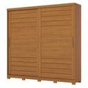 Ver imagem 2 de Guarda Roupa Casal Cayman 2 Portas 6 Gavetas D337 com Armário Multiuso Margarida Cinamomo - Henn