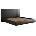 Ver imagem 1 de Cama King Flutuante com Cabeceira 195cm Astra S04 Couríssimo Preto - Lyam Decor