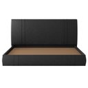 Ver imagem 3 de Cama King Flutuante com Cabeceira 195cm Astra S04 Couríssimo Preto - Lyam Decor
