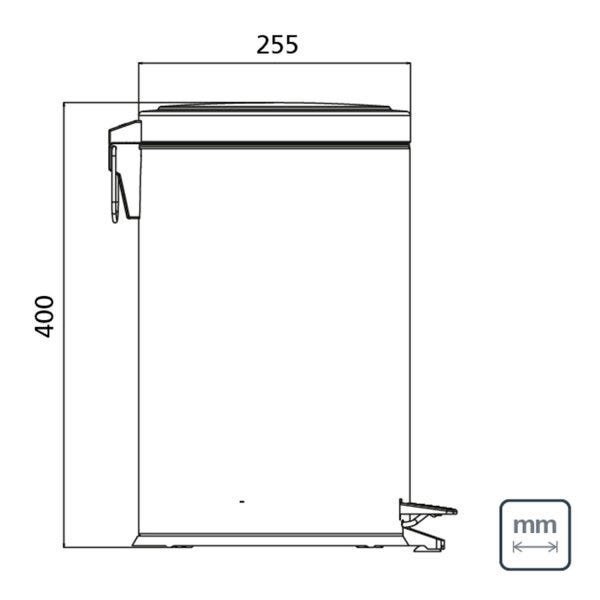 Lixeira com Pedal 30L Tramontina - 5