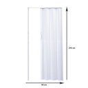 Ver imagem 2 de Porta Sanfonada PVC 210 x 84 cm - Plasflex - Branco