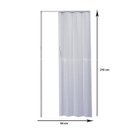 Ver imagem 2 de Porta Sanfonada PVC 210 x 84 cm - Plasflex - Cinza Claro