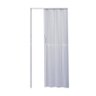 Porta Sanfonada PVC 210 x 84 cm - Plasflex - Cinza Claro - 1