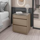 Ver imagem 3 de Conjunto Cômoda + Mesas de Cabeceira Belize Fendi Casa D Móveis