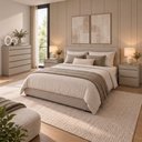 Ver imagem 1 de Conjunto Cômoda + Mesas de Cabeceira Belize Fendi Casa D Móveis