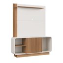 Ver imagem 2 de Rack com Painel Ripado para TV até 55 Polegadas 149CMX187,5cm Conjunto Alabama Texas Freijó Off White