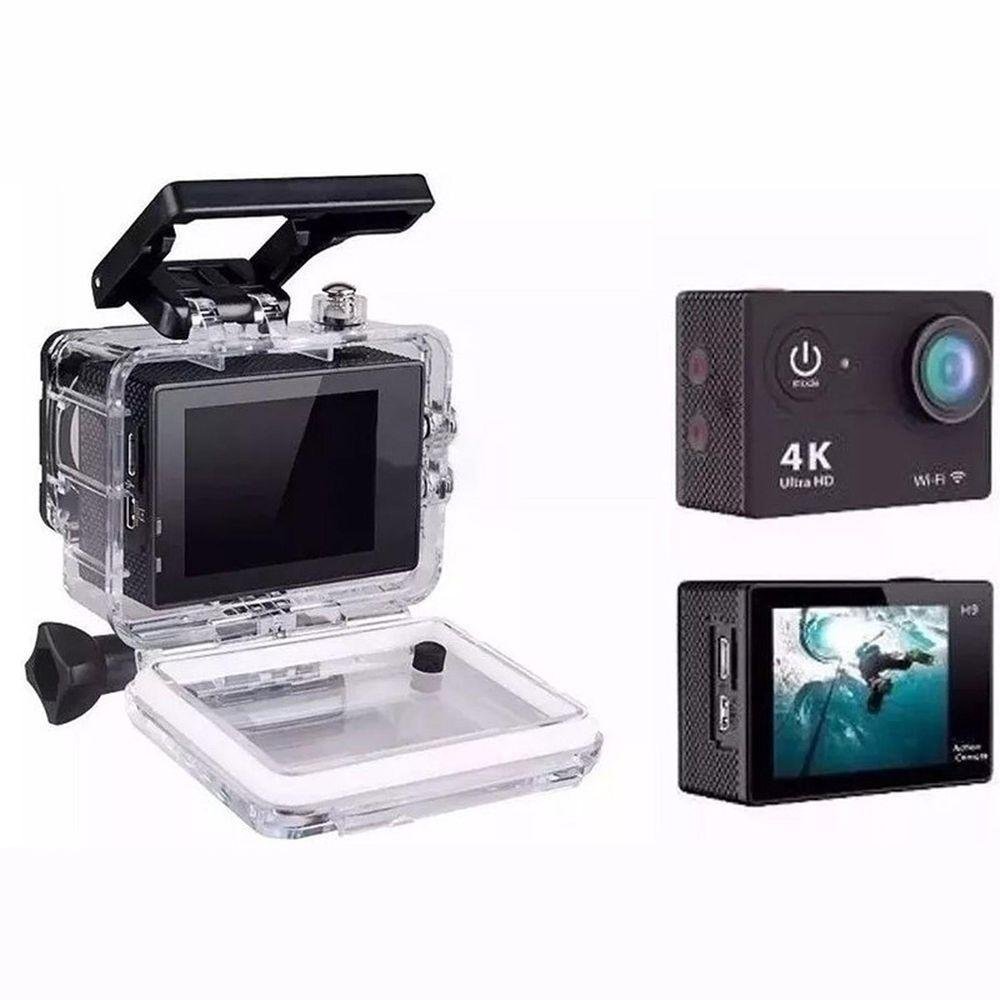 Go Cam Camera Vídeo Action Ação Wifi 4k 30m Estilo Gopro - 6