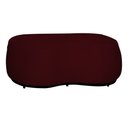 Ver imagem 2 de Puff Decorativo Orgânico Beatriz Suede - Estopar Suede Bordô